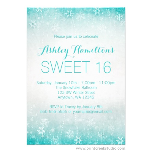 sweet_16_vintage_teal_winter_wonderland_invite