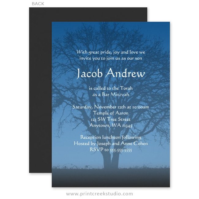 Unique Bar Mitzvah Invites