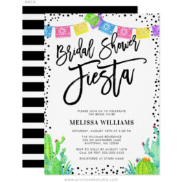 Fiesta Bridal Shower Invitations