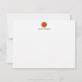 Basketball Personalized Kids Stationery